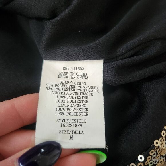 As U Wish Silver Sequin Bodycon Mini Dress‎ Size Medium - Picture 5 of 10